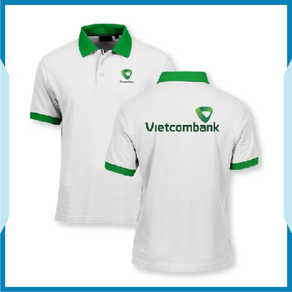ÁO THUN CỔ TRỤ - NGÂN HÀNG VIETCOMBANK